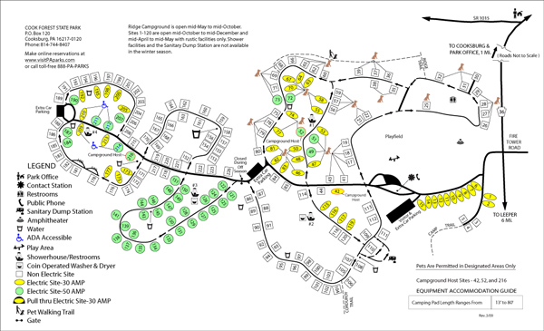 Campground Map – Cookforest.com